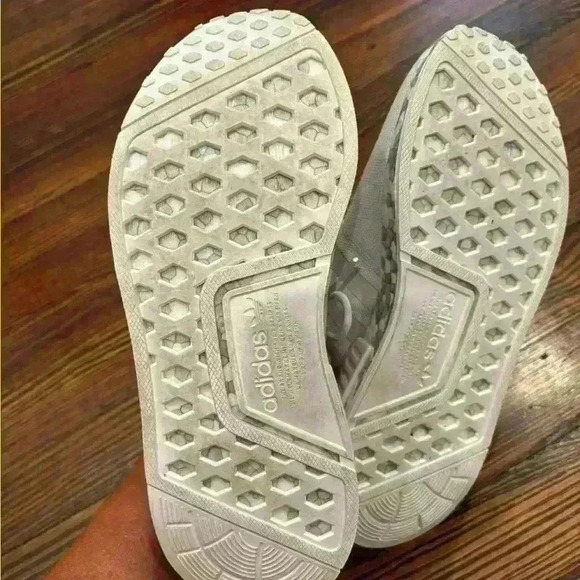 Women’s Sz 7 adidas NMD_R1 Color Splash - Grey Lime W running training sneaker - Picture 8 of 10